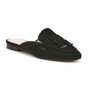 Kate Spade Black Suede Berkley Slides Size 9